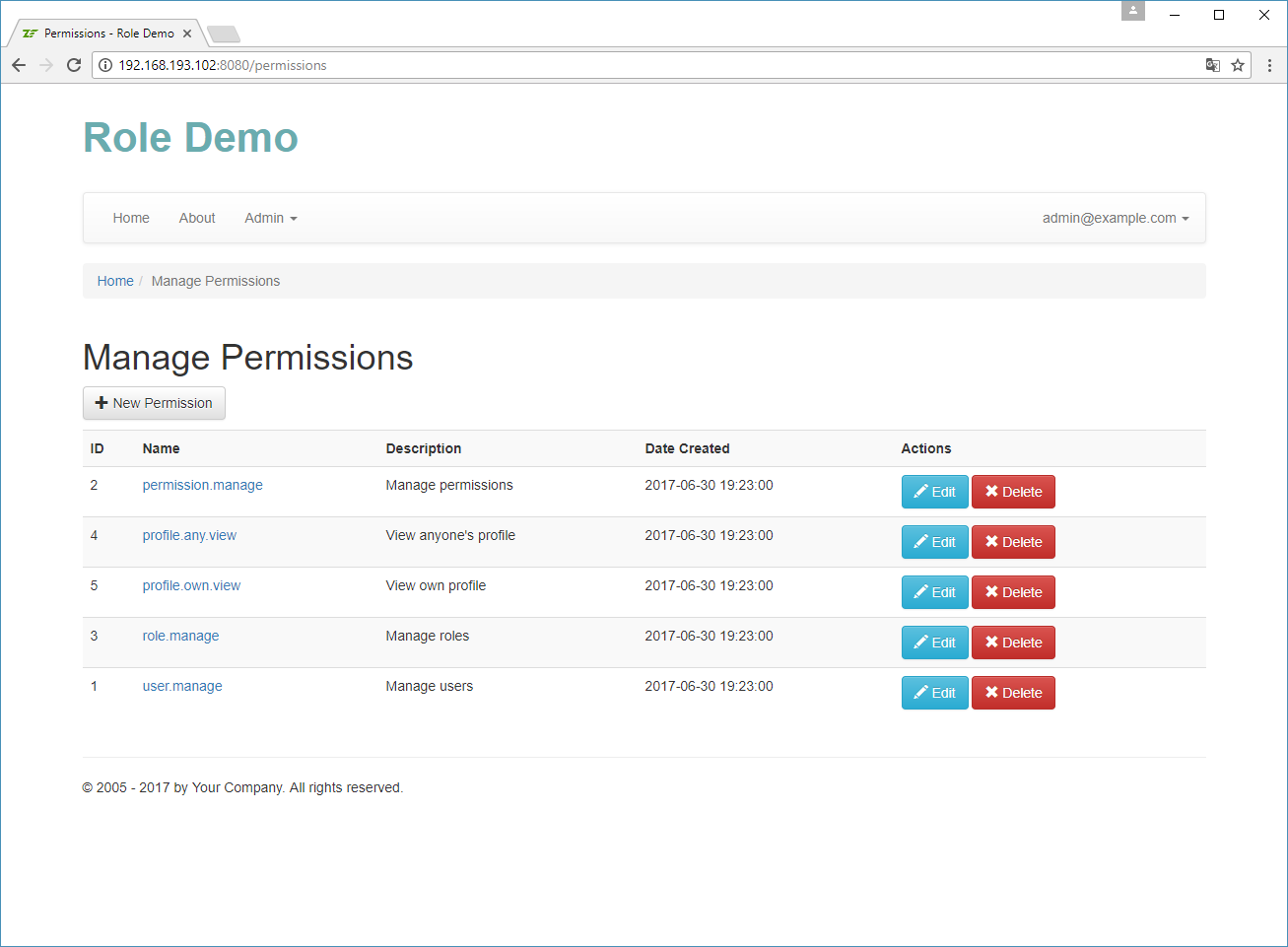 Implementing Permission Management Using Zend Framework 3